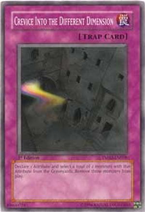Crevice Into the Different Dimension (TSHD-EN078) - The Shining Darkness 1st Edition The Shining Darkness Yugioh Single  Squirtle Squad Card Shop.
