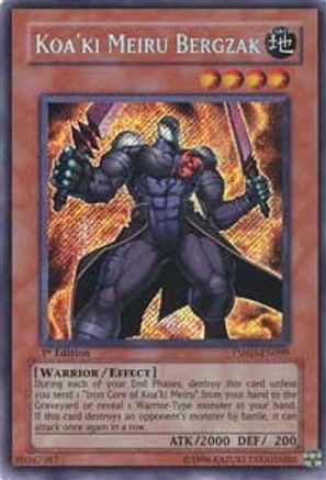 Koa'ki Meiru Bergzak (TSHD-EN099) - The Shining Darkness Unlimited The Shining Darkness Yugioh Single  Squirtle Squad Card Shop.