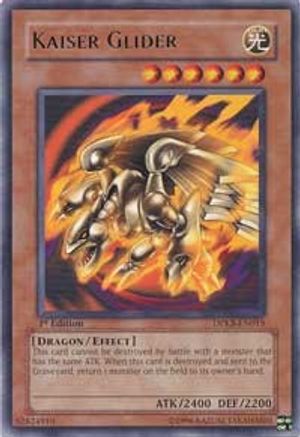 Kaiser Glider (DPKB-EN015) - Duelist Pack: Kaiba Unlimited Duelist Pack: Kaiba Yugioh Single  Squirtle Squad Card Shop.