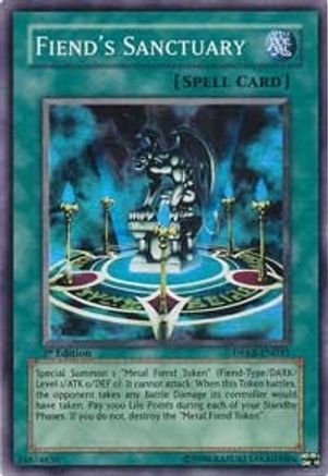 Fiend's Sanctuary (DPKB-EN035) - Duelist Pack: Kaiba 1st Edition Duelist Pack: Kaiba Yugioh Single  Squirtle Squad Card Shop.
