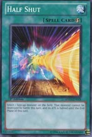 Half Shut (5DS3-EN019) - Starter Deck: Duelist Toolbox 1st Edition Starter Deck: Duelist Toolbox Yugioh Single  Squirtle Squad Card Shop.