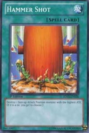 Hammer Shot (5DS3-EN026) - Starter Deck: Duelist Toolbox 1st Edition Starter Deck: Duelist Toolbox Yugioh Single  Squirtle Squad Card Shop.