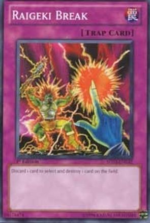 Raigeki Break (5DS3-EN032) - Starter Deck: Duelist Toolbox 1st Edition Starter Deck: Duelist Toolbox Yugioh Single  Squirtle Squad Card Shop.