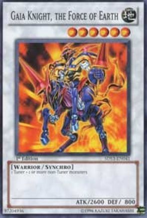 Gaia Knight, the Force of Earth (5DS3-EN041) - Starter Deck: Duelist Toolbox 1st Edition Starter Deck: Duelist Toolbox Yugioh Single  Squirtle Squad Card Shop.