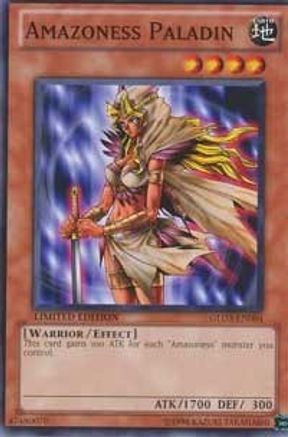 Amazoness Paladin (GLD3-EN004) - Gold Series 3 Limited Gold Series 3 Yugioh Single  Squirtle Squad Card Shop.