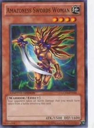 Amazoness Swords Woman (GLD3-EN006) - Gold Series 3 Limited Gold Series 3 Yugioh Single  Squirtle Squad Card Shop.