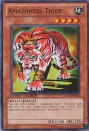 Amazoness Tiger (GLD3-EN008) - Gold Series 3 Limited Gold Series 3 Yugioh Single  Squirtle Squad Card Shop.