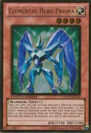 Elemental Hero Prisma (GLD3-EN014) - Gold Series 3 Limited Gold Series 3 Yugioh Single  Squirtle Squad Card Shop.