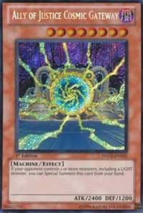 Ally of Justice Cosmic Gateway (HA02-EN022) - Hidden Arsenal 2 Unlimited Hidden Arsenal 2 Yugioh Single  Squirtle Squad Card Shop.