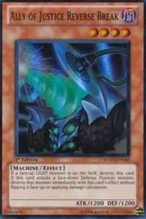 Ally of Justice Reverse Break (HA02-EN050) - Hidden Arsenal 2 1st Edition Hidden Arsenal 2 Yugioh Single  Squirtle Squad Card Shop.
