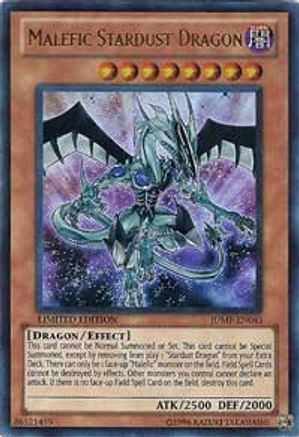 Malefic Stardust Dragon (JUMP-EN043) - Shonen Jump Magazine Promos Limited Shonen Jump Magazine Promos Yugioh Single  Squirtle Squad Card Shop.