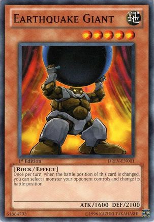 Earthquake Giant (DREV-EN001) - Duelist Revolution Unlimited Duelist Revolution Yugioh Single  Squirtle Squad Card Shop.