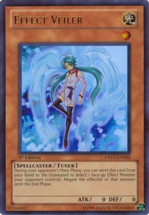 Effect Veiler (DREV-EN002) - Duelist Revolution Unlimited Duelist Revolution Yugioh Single  Squirtle Squad Card Shop.