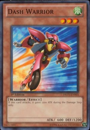Dash Warrior (DREV-EN003) - Duelist Revolution Unlimited Duelist Revolution Yugioh Single  Squirtle Squad Card Shop.