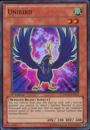 Unibird (DREV-EN012) - Duelist Revolution Unlimited Duelist Revolution Yugioh Single  Squirtle Squad Card Shop.