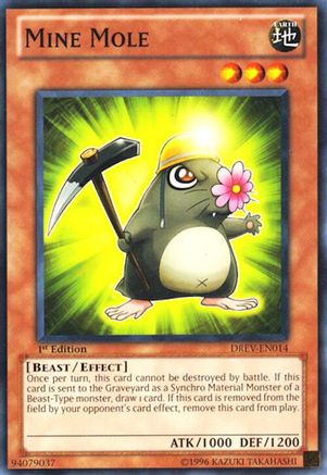 Mine Mole (DREV-EN014) - Duelist Revolution Unlimited Duelist Revolution Yugioh Single  Squirtle Squad Card Shop.