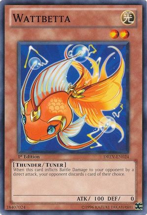 Wattbetta (DREV-EN024) - Duelist Revolution 1st Edition Duelist Revolution Yugioh Single  Squirtle Squad Card Shop.
