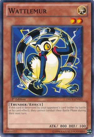Wattlemur (DREV-EN025) - Duelist Revolution 1st Edition Duelist Revolution Yugioh Single  Squirtle Squad Card Shop.