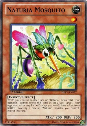 Naturia Mosquito (DREV-EN027) - Duelist Revolution Unlimited Duelist Revolution Yugioh Single  Squirtle Squad Card Shop.
