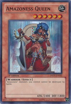 Amazoness Queen (DREV-EN032) - Duelist Revolution Unlimited Duelist Revolution Yugioh Single  Squirtle Squad Card Shop.