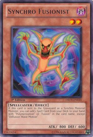 Synchro Fusionist (DREV-EN035) - Duelist Revolution Unlimited Duelist Revolution Yugioh Single  Squirtle Squad Card Shop.