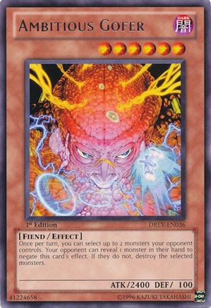Ambitious Gofer (DREV-EN036) - Duelist Revolution Unlimited Duelist Revolution Yugioh Single  Squirtle Squad Card Shop.