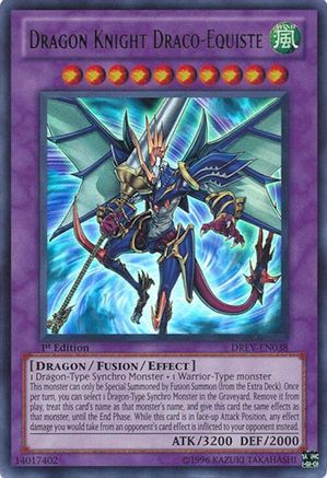 Dragon Knight Draco-Equiste (DREV-EN038) - Duelist Revolution Unlimited Duelist Revolution Yugioh Single  Squirtle Squad Card Shop.