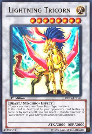 Lightning Tricorn (DREV-EN042) - Duelist Revolution 1st Edition Duelist Revolution Yugioh Single  Squirtle Squad Card Shop.