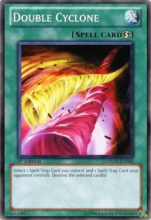 Double Cyclone (DREV-EN046) - Duelist Revolution 1st Edition Duelist Revolution Yugioh Single  Squirtle Squad Card Shop.