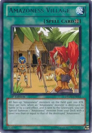 Amazoness Village (DREV-EN053) - Duelist Revolution Unlimited Duelist Revolution Yugioh Single  Squirtle Squad Card Shop.