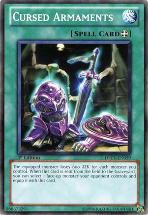 Cursed Armaments (DREV-EN059) - Duelist Revolution Unlimited Duelist Revolution Yugioh Single  Squirtle Squad Card Shop.