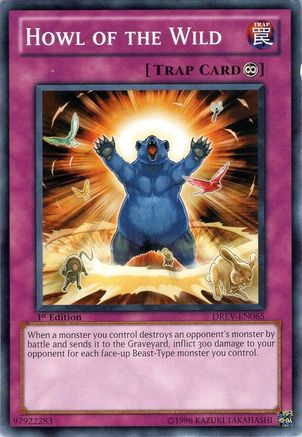 Howl of the Wild (DREV-EN065) - Duelist Revolution 1st Edition Duelist Revolution Yugioh Single  Squirtle Squad Card Shop.