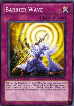 Barrier Wave (DREV-EN068) - Duelist Revolution Unlimited Duelist Revolution Yugioh Single  Squirtle Squad Card Shop.