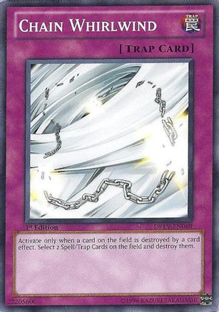 Chain Whirlwind (DREV-EN069) - Duelist Revolution 1st Edition Duelist Revolution Yugioh Single  Squirtle Squad Card Shop.