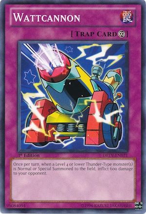 Wattcannon (DREV-EN071) - Duelist Revolution Unlimited Duelist Revolution Yugioh Single  Squirtle Squad Card Shop.