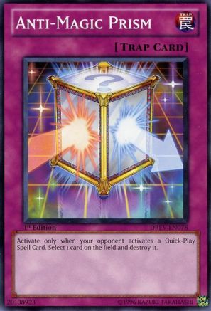 Anti-Magic Prism (DREV-EN078) - Duelist Revolution 1st Edition Duelist Revolution Yugioh Single  Squirtle Squad Card Shop.