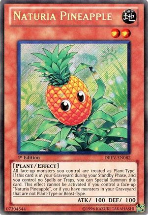 Naturia Pineapple (DREV-EN082) - Duelist Revolution Unlimited Duelist Revolution Yugioh Single  Squirtle Squad Card Shop.