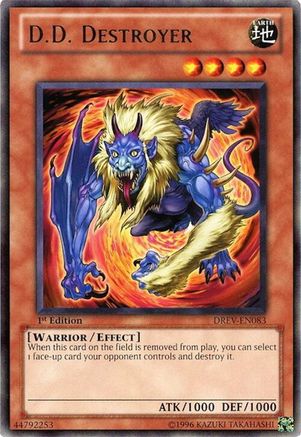 D.D. Destroyer (DREV-EN083) - Duelist Revolution 1st Edition Duelist Revolution Yugioh Single  Squirtle Squad Card Shop.