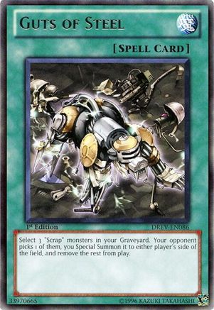 Guts of Steel (DREV-EN086) - Duelist Revolution Unlimited Duelist Revolution Yugioh Single  Squirtle Squad Card Shop.