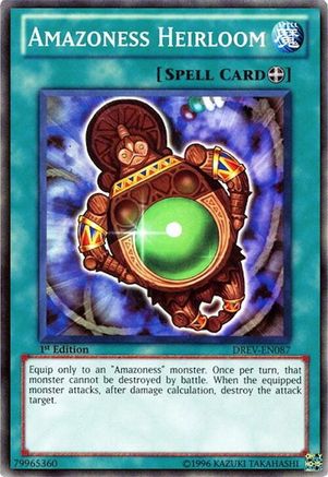 Amazoness Heirloom (DREV-EN087) - Duelist Revolution Unlimited Duelist Revolution Yugioh Single  Squirtle Squad Card Shop.