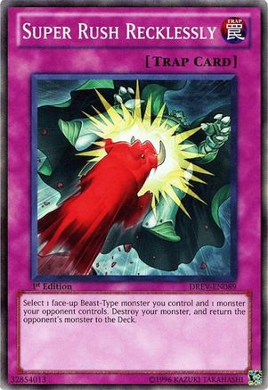 Super Rush Recklessly (DREV-EN089) - Duelist Revolution Unlimited Duelist Revolution Yugioh Single  Squirtle Squad Card Shop.