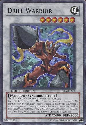 Drill Warrior (DREV-ENSE1) - Duelist Revolution Limited Duelist Revolution Yugioh Single  Squirtle Squad Card Shop.