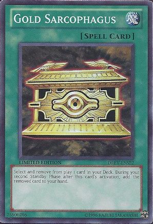 Gold Sarcophagus (DREV-ENSE2) - Duelist Revolution Limited Duelist Revolution Yugioh Single  Squirtle Squad Card Shop.