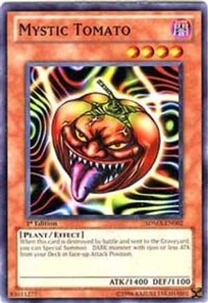 Mystic Tomato (SDMA-EN002) - Structure Deck: Marik 1st Edition Structure Deck: Marik Yugioh Single  Squirtle Squad Card Shop.