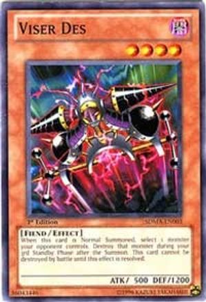 Viser Des (SDMA-EN003) - Structure Deck: Marik 1st Edition Structure Deck: Marik Yugioh Single  Squirtle Squad Card Shop.