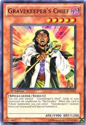 Gravekeeper's Chief (SDMA-EN011) - Structure Deck: Marik 1st Edition Structure Deck: Marik Yugioh Single  Squirtle Squad Card Shop.