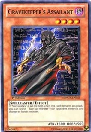Gravekeeper's Assailant (SDMA-EN013) - Structure Deck: Marik 1st Edition Structure Deck: Marik Yugioh Single  Squirtle Squad Card Shop.