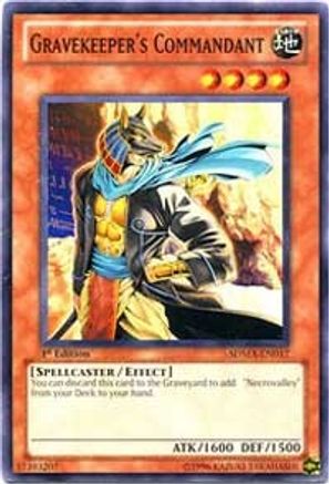Gravekeeper's Commandant (SDMA-EN017) - Structure Deck: Marik Unlimited Structure Deck: Marik Yugioh Single  Squirtle Squad Card Shop.