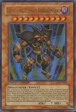 Exodius the Ultimate Forbidden Lord (JUMP-EN025) - Shonen Jump Magazine Promos Limited Shonen Jump Magazine Promos Yugioh Single  Squirtle Squad Card Shop.