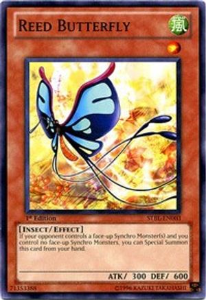 Reed Butterfly (STBL-EN003) - Starstrike Blast 1st Edition Starstrike Blast Yugioh Single  Squirtle Squad Card Shop.